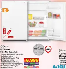 FLAVEL FLV 1090 E BÜRO TİPİ BUZDOLABI FLAVEL FLV 1090 E BÜRO TİPİ BUZDOLABI